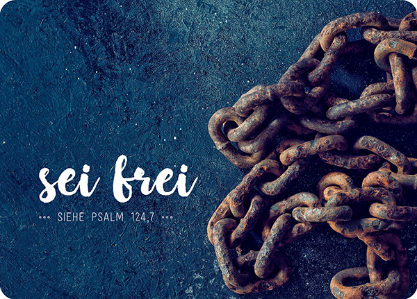 XL-Postkarte Big Blessing - Sei frei