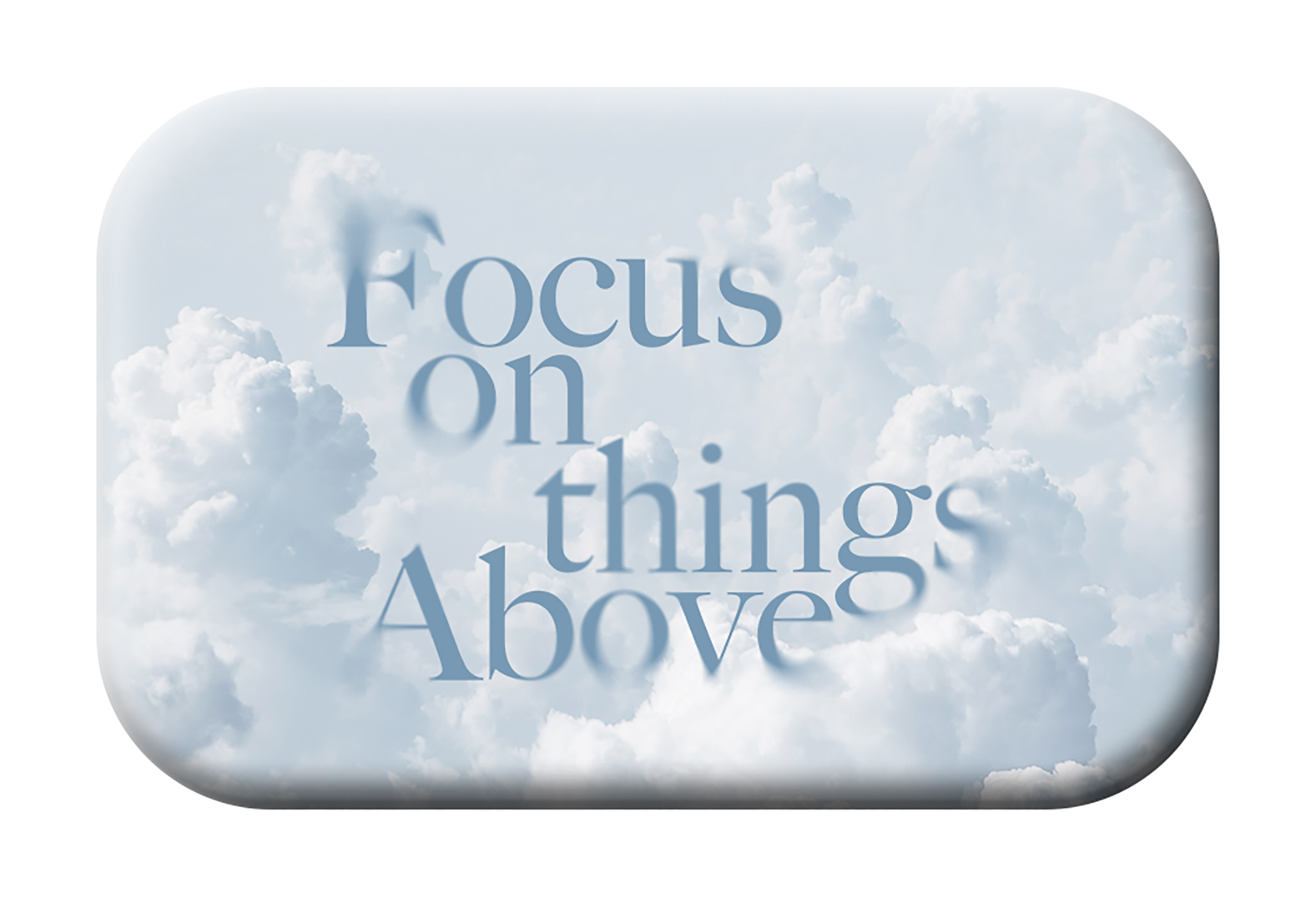 Magnet Mag Blessing - Focus on things above
