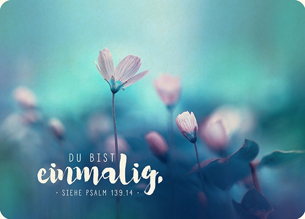 XL-Postkarte Big Blessing - Du bist einmalig