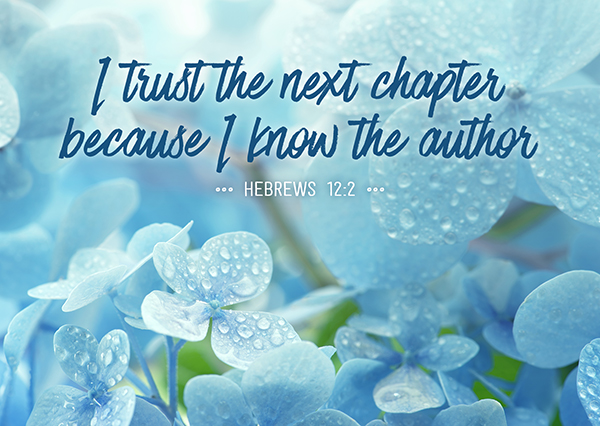 Postkarte - I trust the next chapter