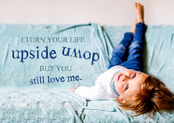 Postkarte - Upside down