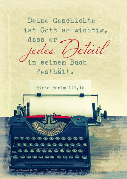 Postkarte - Jedes Detail