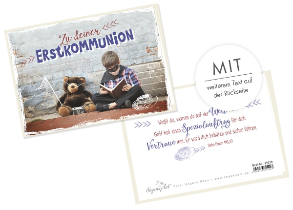 Faltkarte - Zu deiner Erstkommunion - Spezialauftrag