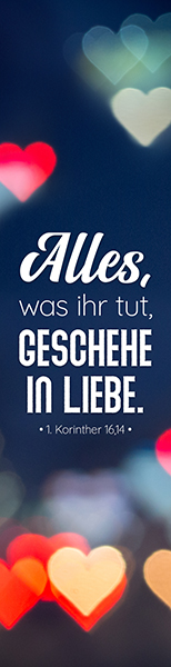 Segenszeichen - Liebe (blau)