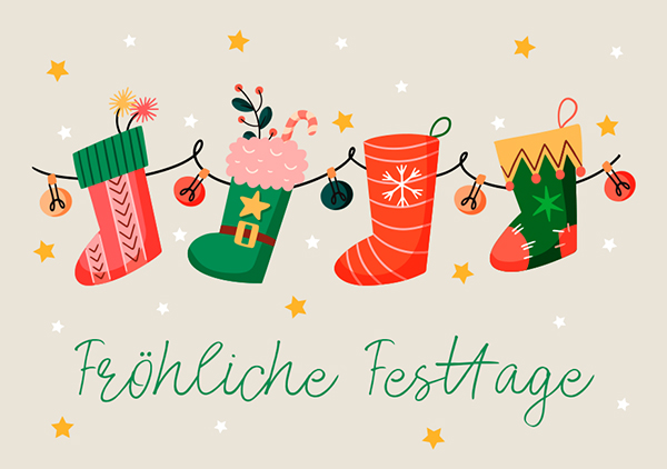 Mini - Fröhliche Festtage