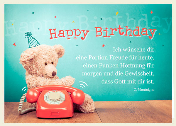 Faltkarte - Portion Freude