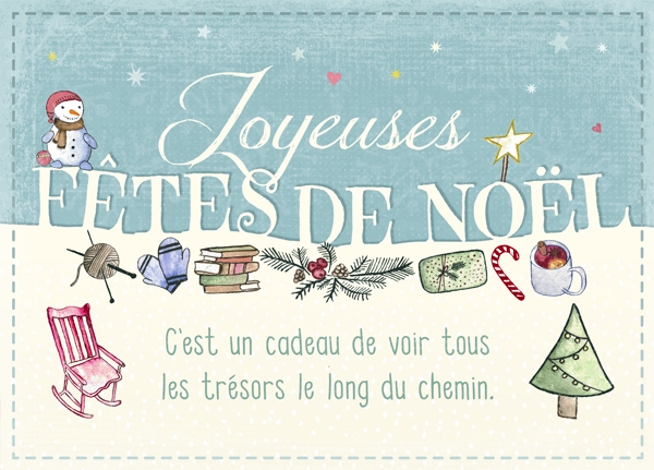 XL-Postkarte Big Blessing - Le trésors