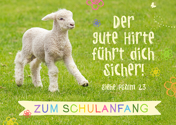 Postkarte - Der gute Hirte