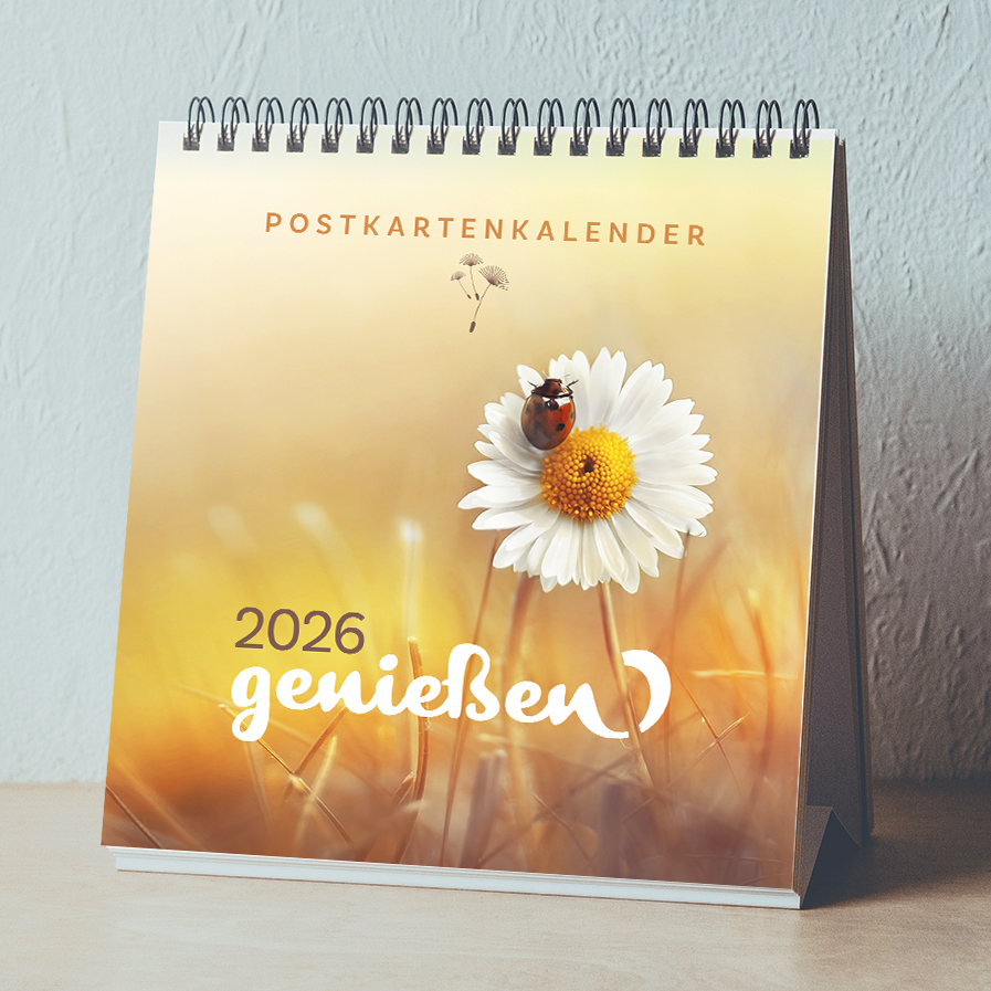 Postkartenkalender 2026 - genießen