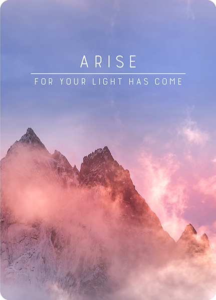 XL-Postkarte Big Blessing - Arise