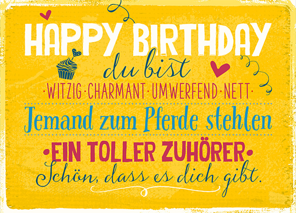 XL-Postkarte Big Blessing - Happy Birthday