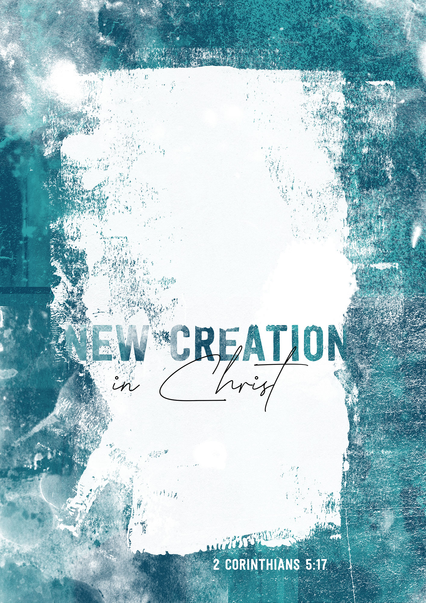 Poster - New creation in Christ