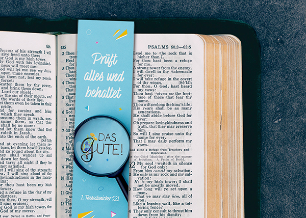 Segenszeichen - Jahreslosung 2025 - Lupe