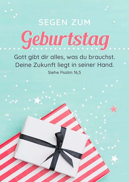 Postkarte - Gott gibt dir alles