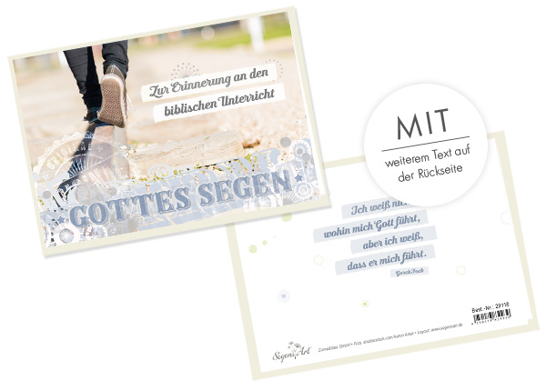Faltkarte - Bibl. Unterricht - Wohin mich Gott führt