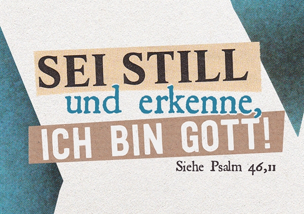 Mini - Sei still (Collage)