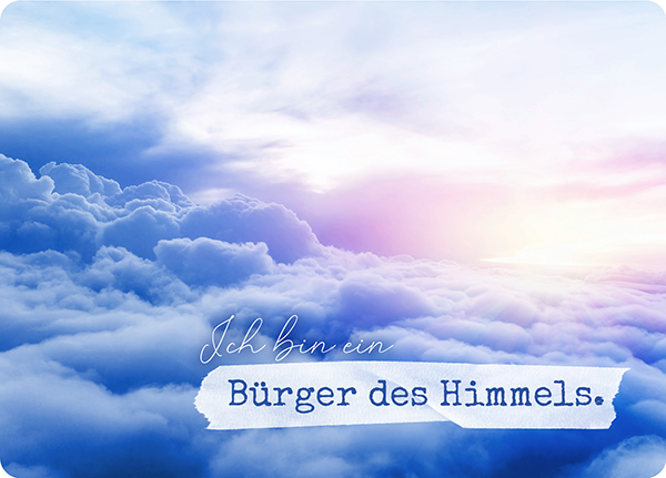 XL-Postkarte Big Blessing - Bürger des Himmels