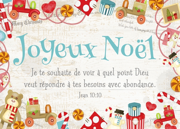 XL-Postkarte Big Blessing - Dieu veut répondre