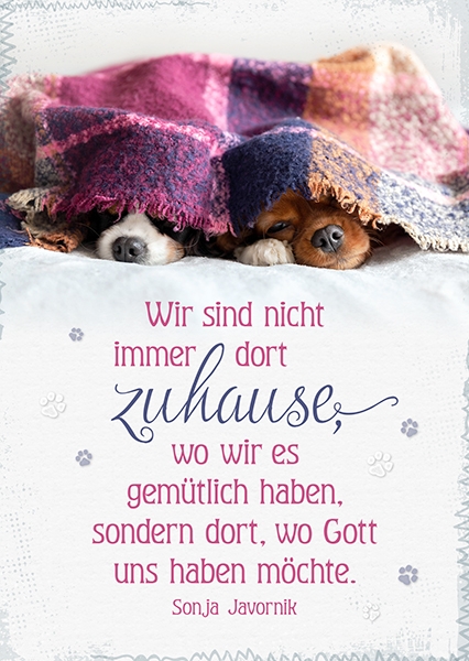 Postkarte - Zuhause