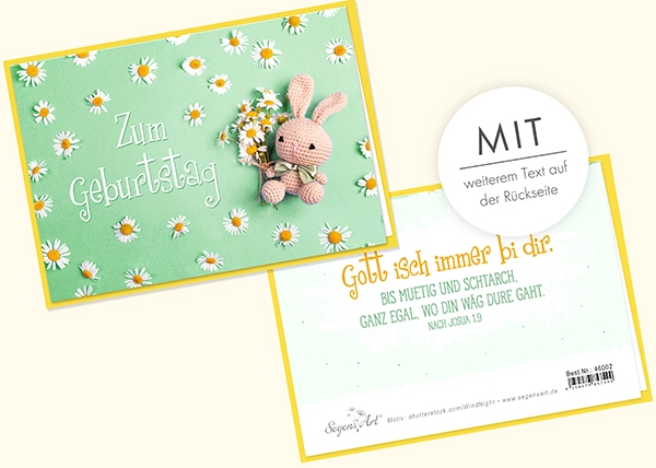 Faltkarte - Zum Geburtstag - Immer bi dir (Schweizerdeutsch)