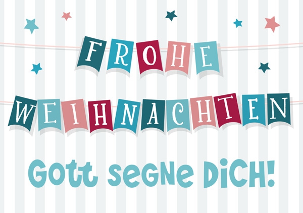 Mini - Weihnachten - Gott segne dich