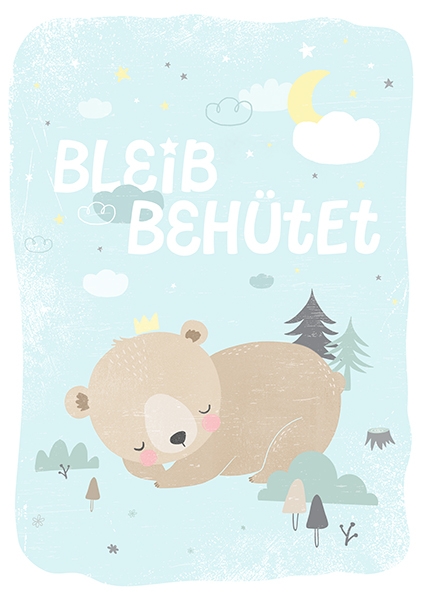 Poster - Bleib behütet (Bär)