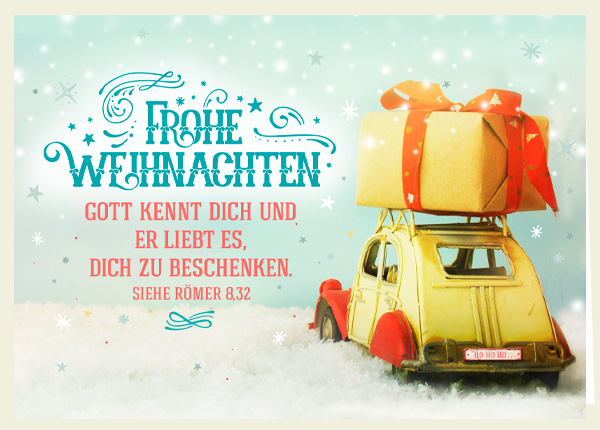 Faltkarte - Dich beschenken