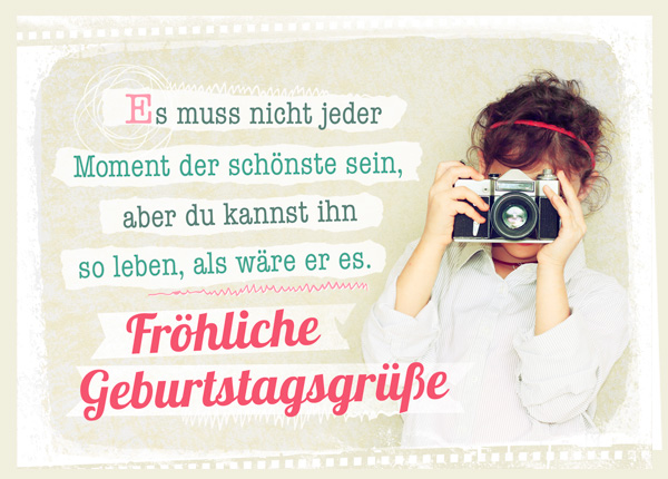 Faltkarte - Jeder Moment