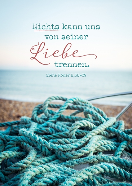 Postkarte - Nichts kann uns trennen (Seil)