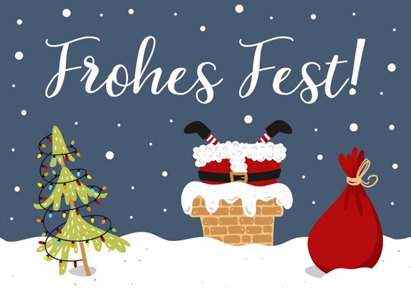Mini - Frohes Fest (Weihnachtsmann)