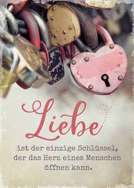 Postkarte - Der einzige Schlüssel