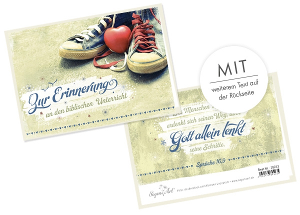 Faltkarte - Biblischer Unterricht - Gott allein lenkt