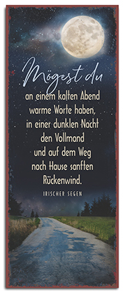 Metallschild lang - Mögest du