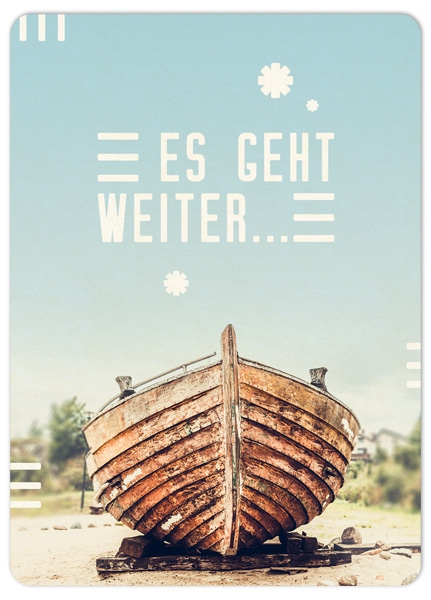 XL-Postkarte Big Blessing - Es geht weiter