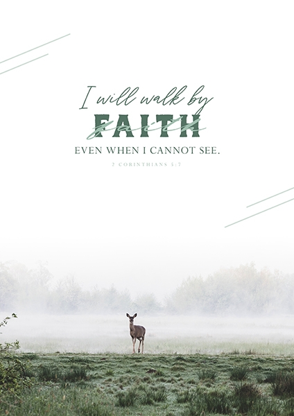 Poster - Walk by faith