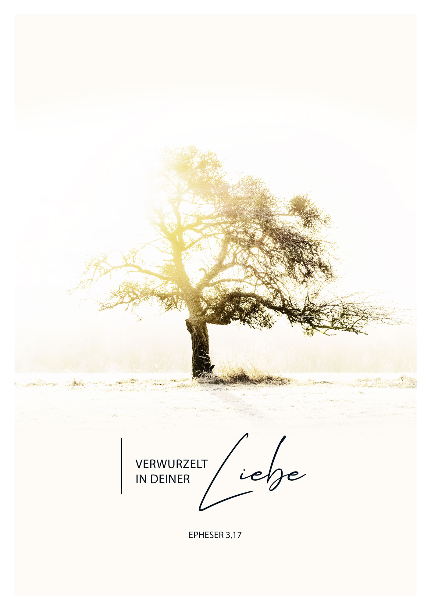 Poster - Verwurzelt in deiner Liebe