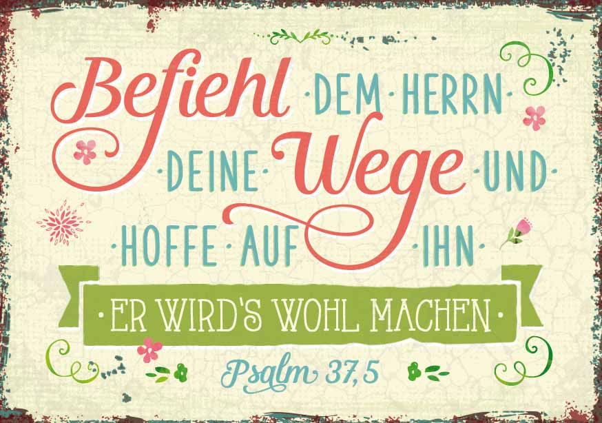 Mini - Befiehl dem Herrn deine Wege