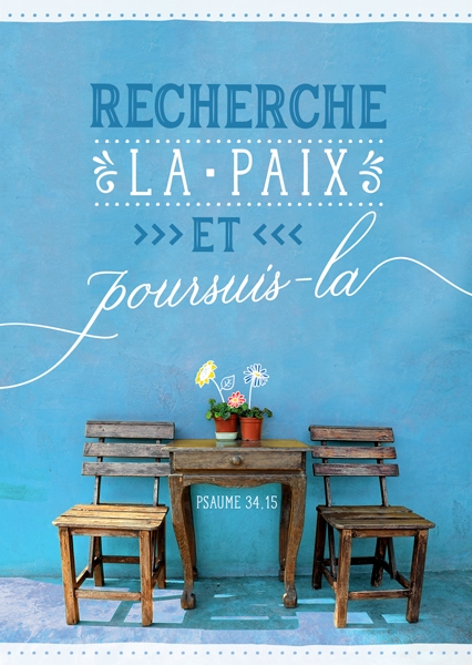 Postkarte - Recherche la paix