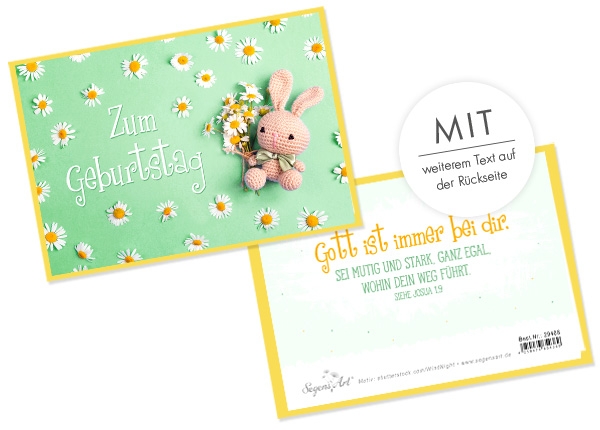 Faltkarte - Zum Geburtstag - Immer bei dir