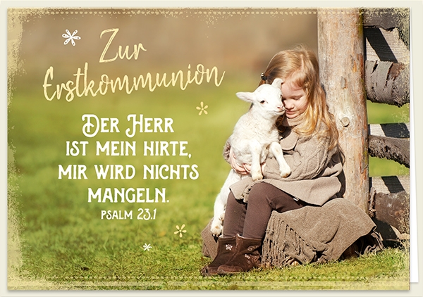 Faltkarte - Mein Hirte (Lamm)