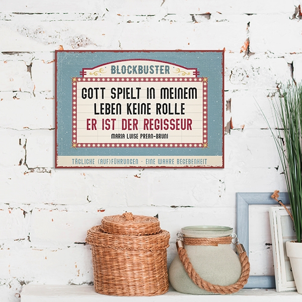 Metallschild klein - Regisseur
