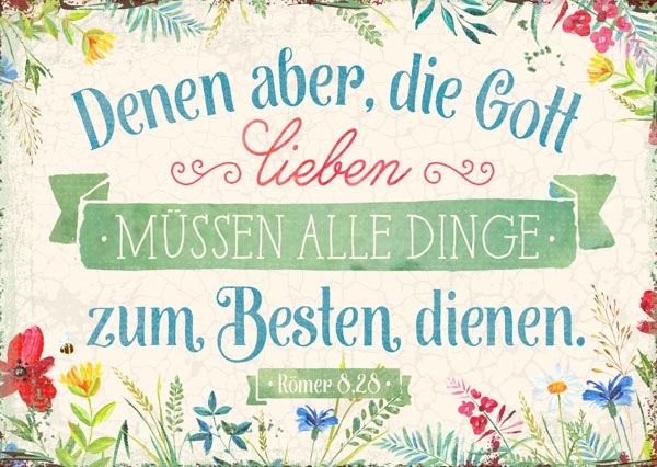 Postkarte - Die Gott lieben