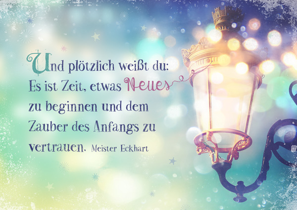 Postkarte - Zauber des Anfangs