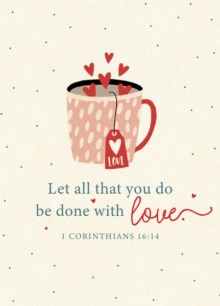 XL-Postkarte Big Blessing - Done with love