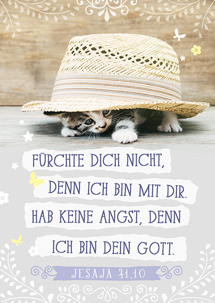 Postkarte - Ich bin dein Gott