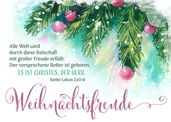 XL-Postkarte Big Blessing - Weihnachtsfreude - Alle Welt