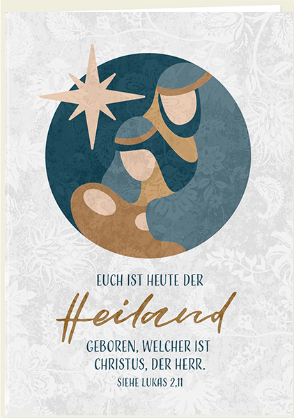 Faltkarte - Der Heiland geboren