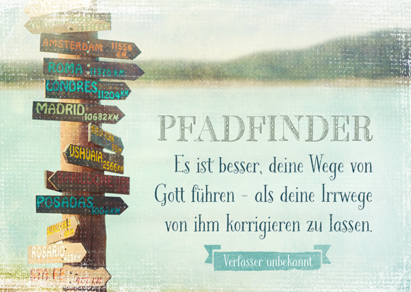 Postkarte - Pfadfinder