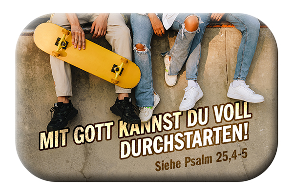 Magnet Mag Blessing - Mit Gott durchstarten (Skateboard)