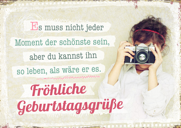 Postkarte - Jeder Moment